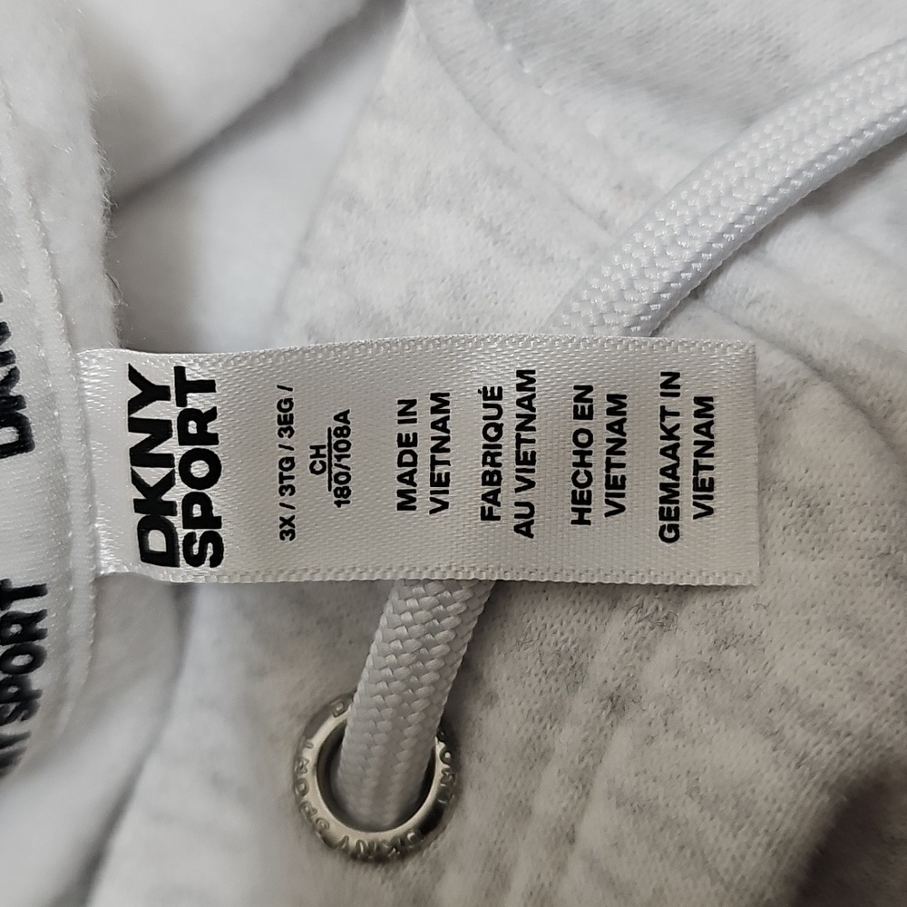 DKNY Sport Gray Hoodie - Picture 7 of 9